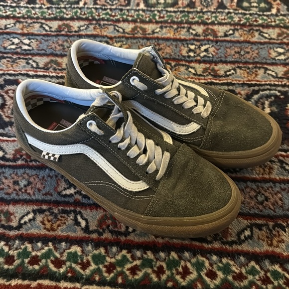 Vans Skate Old Skool Forest Night/Gum Skate Shoes - Picture 7 of 7